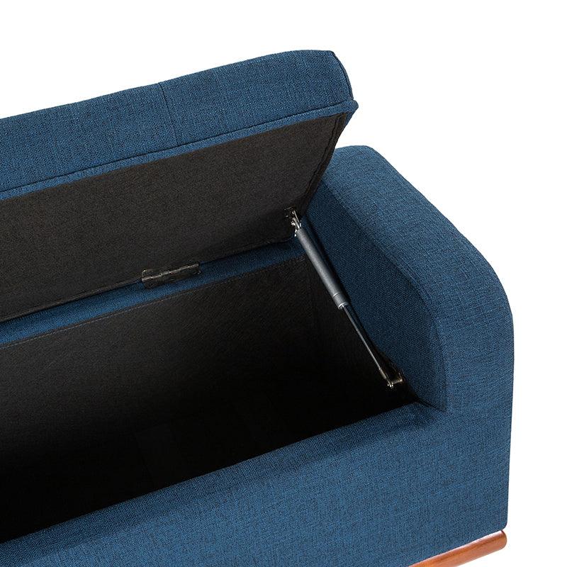 Clover Upholstered Flip Top Storage Bench