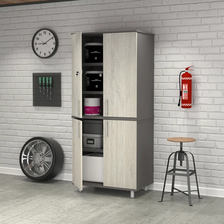 Jezelle Single Storage Cabinet ( 70.8'' H x 31.5'' W x 19.6'' D)