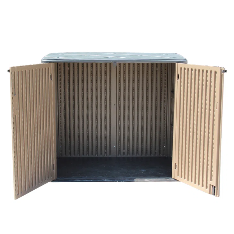 4 ft. W x 3 ft. D Metal Garbage Shed