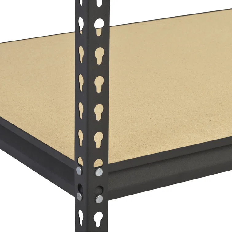 Vergas 36'' W Steel Height -Adjustable Shelving Unit