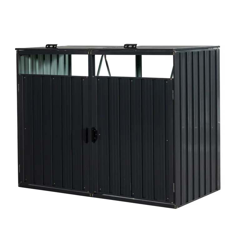 5 ft. W x 3 ft. D Metal Horizontal Garage Shed