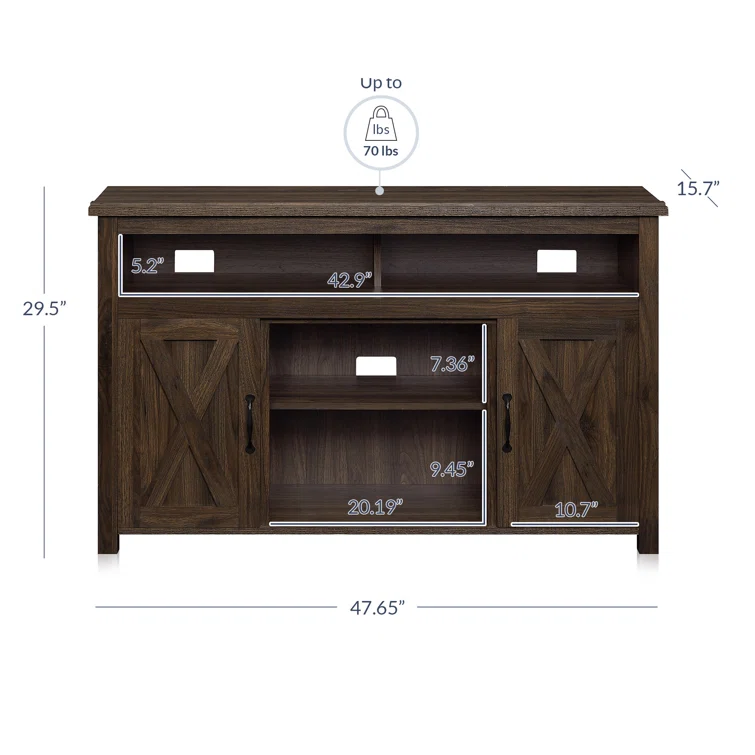 Bolton 47.65'' W TV Stand Media Console