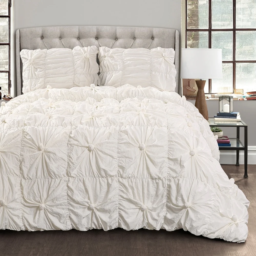 Lush Decor Bella Sabby Chic 3 Piece Comforter Set