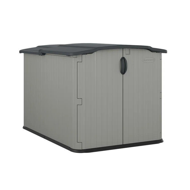 Suncast 57.5 in. W x 79.75 in. D Glidetop Horizontal Shed