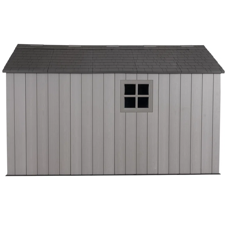8 Ft. x 12.5 Ft. High-Density Polyethylene (Plastic) Steel Reinforced Outdoor Storage Shed