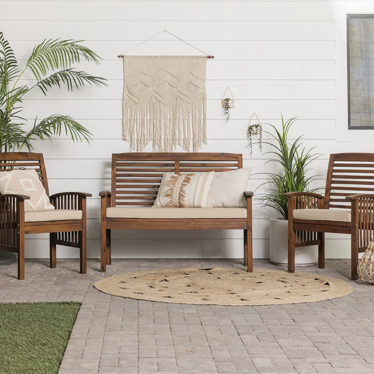 4 - Person Outdoor Seating Group with Cushions