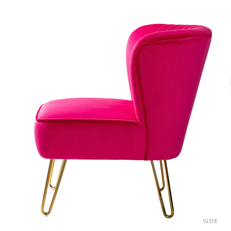 Ainhoa Velvet Tufted Back Side Chair