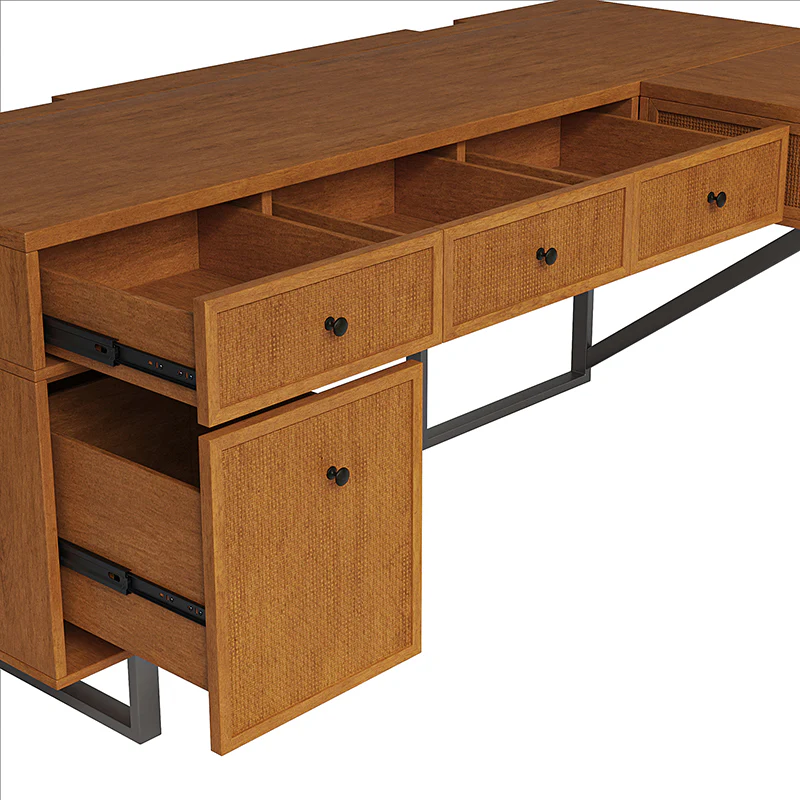 Bertrame L Shape Lift Top Office Desk