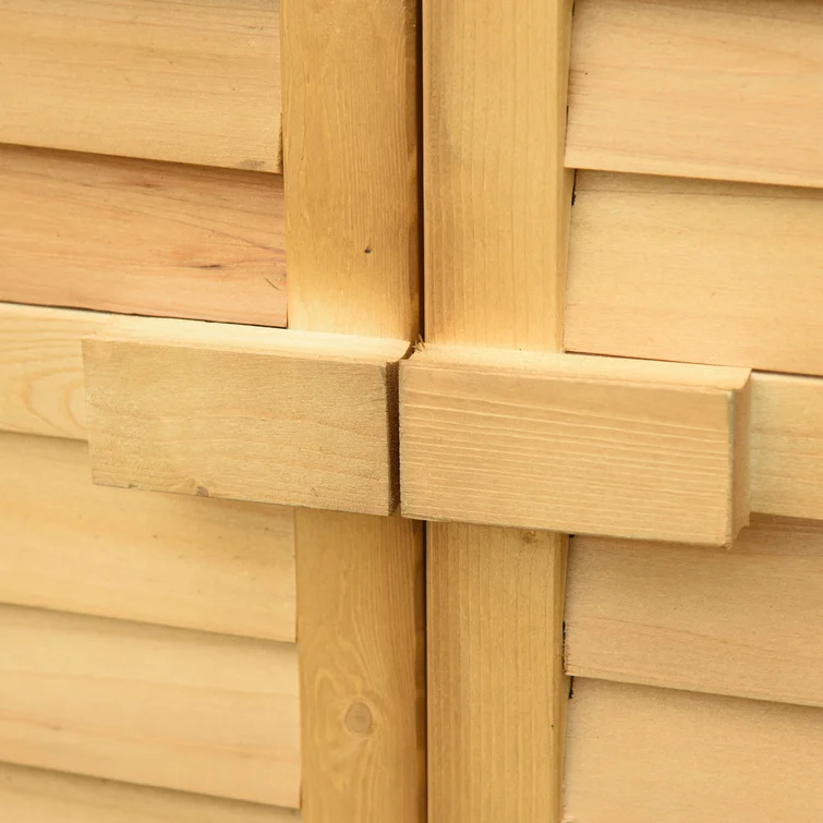 Garden Outdoor 3 ft. W x 2 ft. D Solid Wood Horizontal Storage Shed