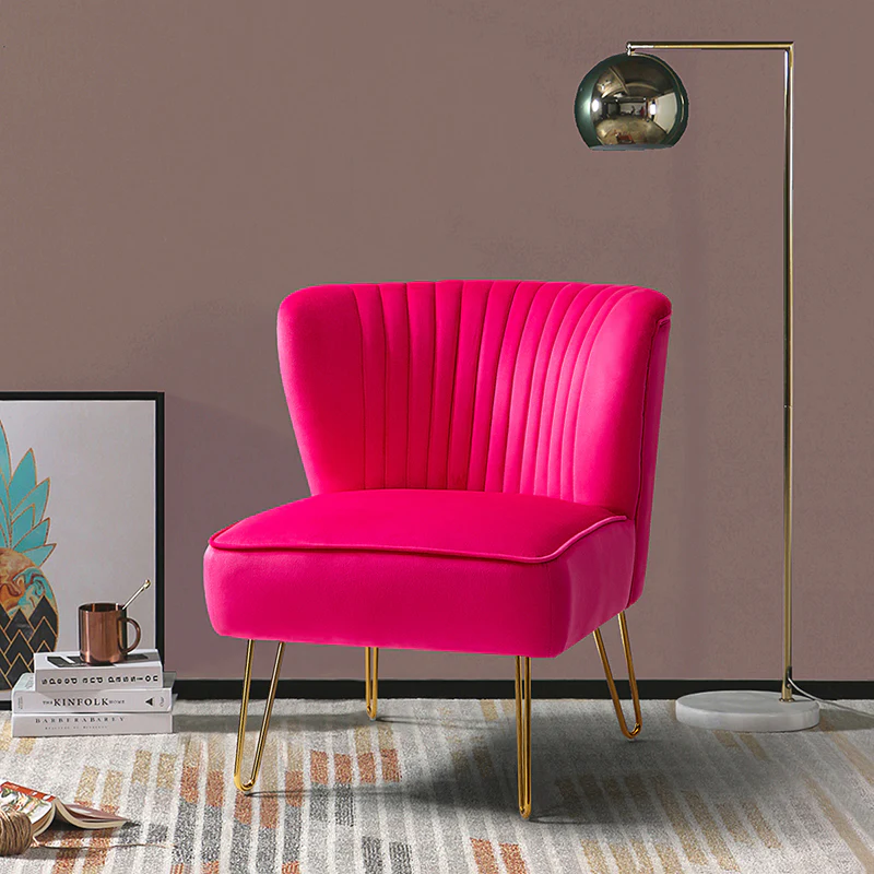 Ainhoa Velvet Tufted Back Side Chair