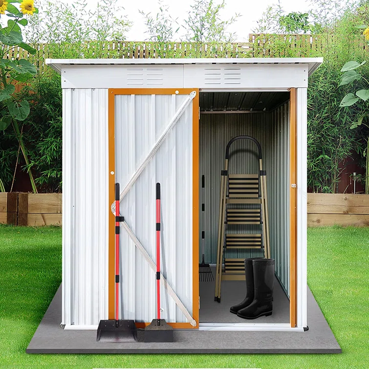 5 ft. W X 3 ft. D Metal Storage Shed