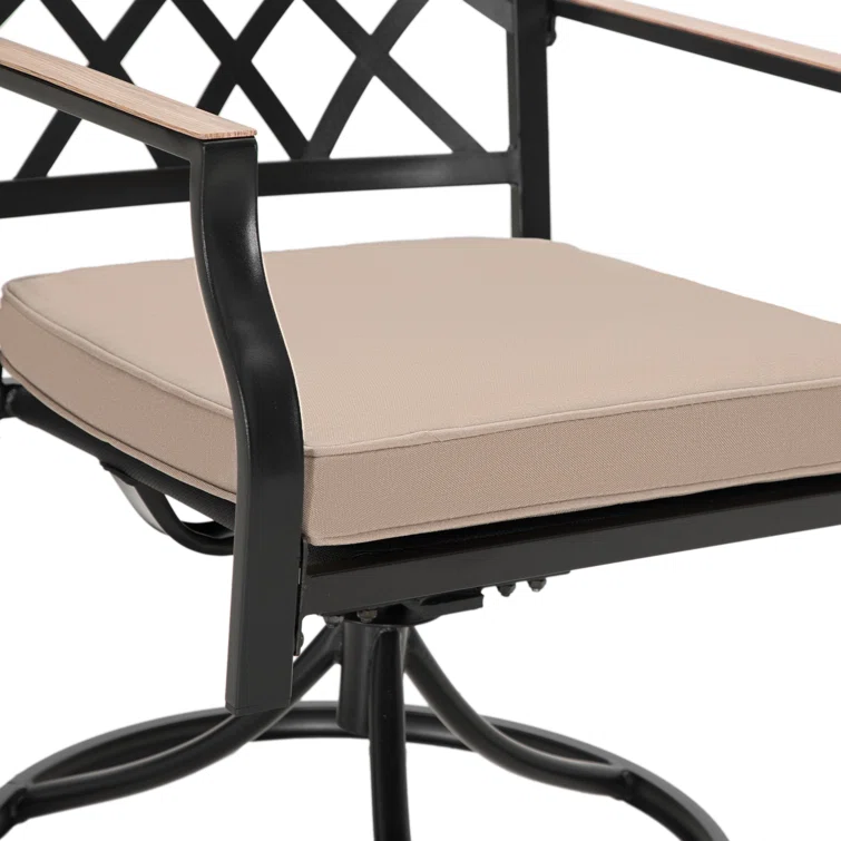 Sharlize 4 - Person Square Outdoor Dining Set with Cushions