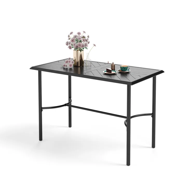 Alyne 4 - Person Rectangular Outdoor Dining Set with Cushions
