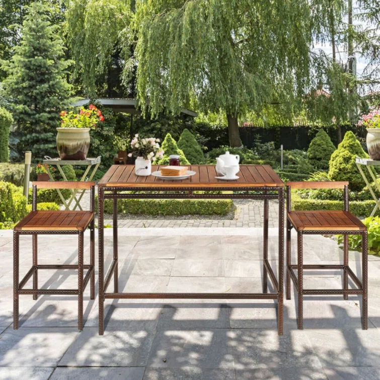 2 - Person Rectangular Outdoor Dining Set