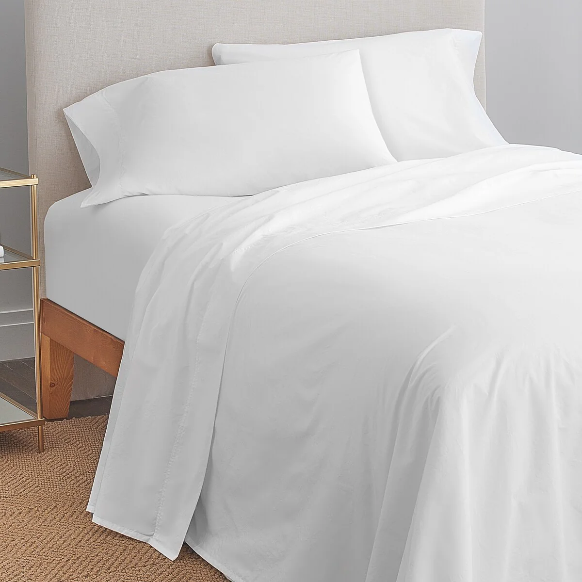 Gaiam Relax 100 Percent Cotton Garment Washed 4pc Sheet Set