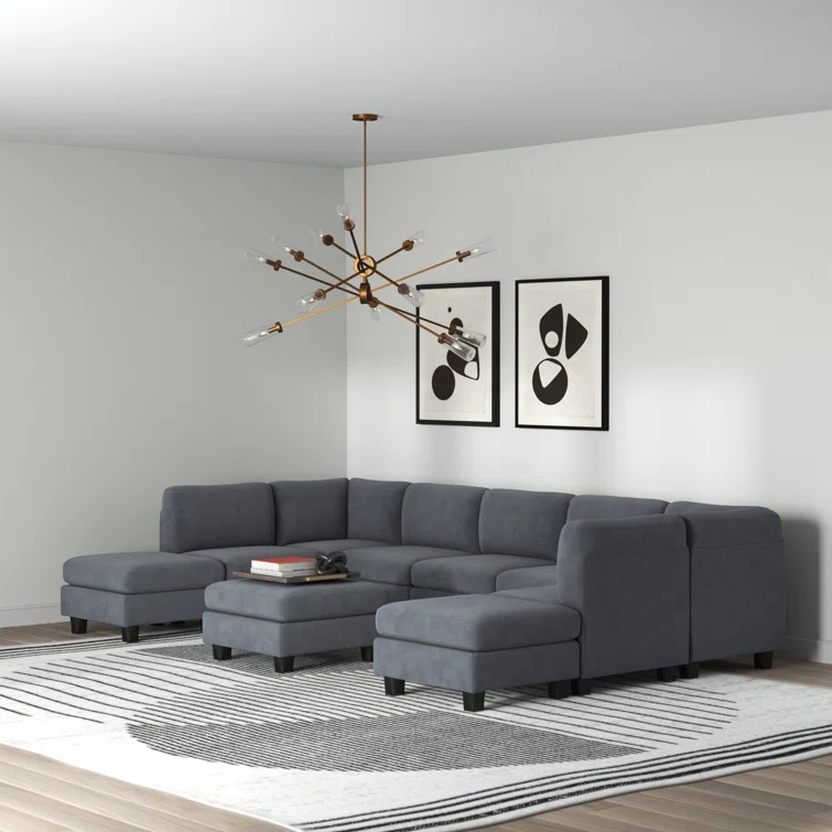 Barnum 10 - Piece Upholstered Sectional