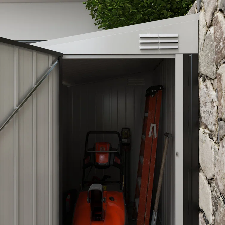 Metal Lean-to Storage Shed