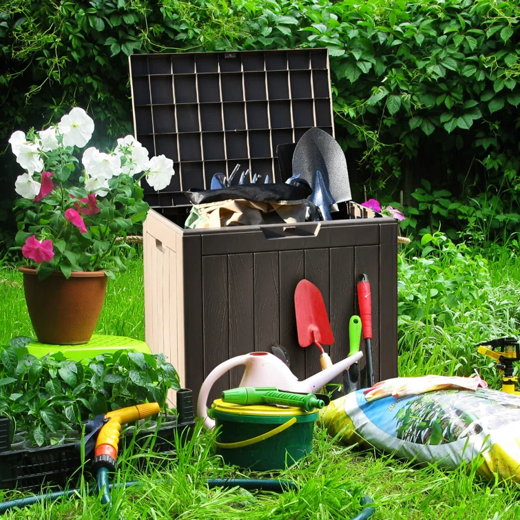 YITA 31.2 Gallon Water Resistant Deck Box