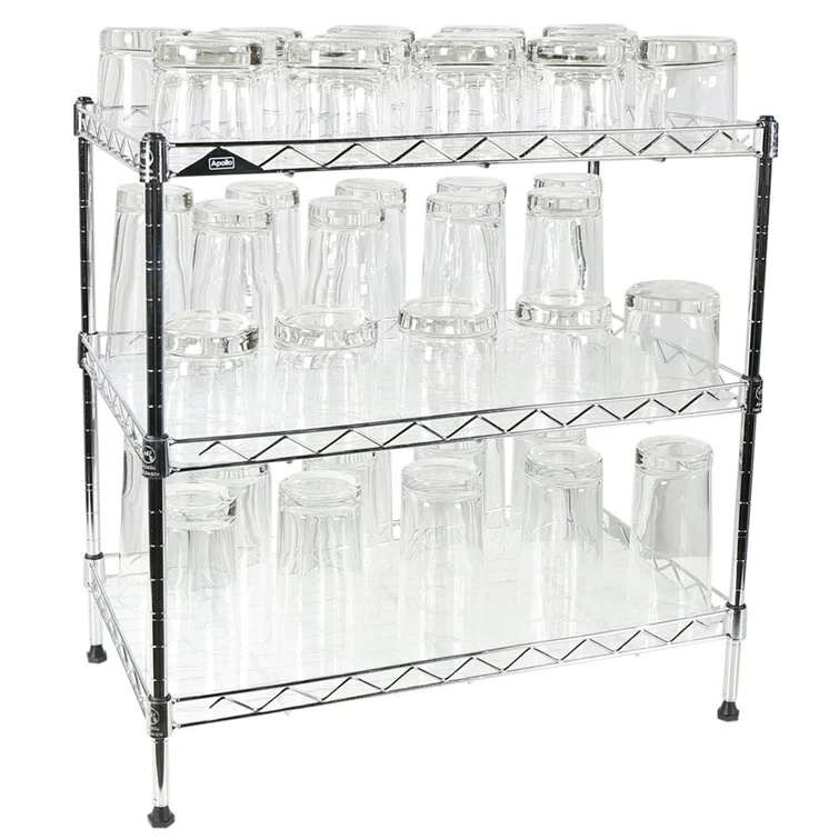 20'' W Metal Height -Adjustable Shelving Unit
