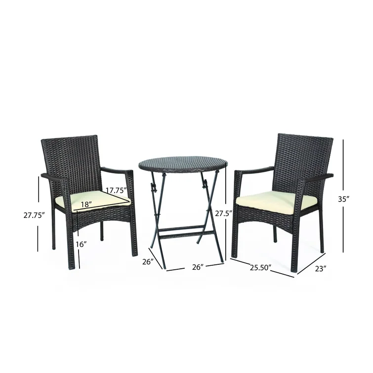 Raeni 2 - Person Round Outdoor Dining Set