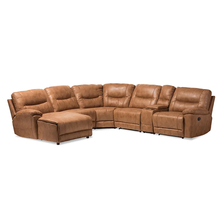 Gutzwiller 6 - Piece Upholstered Reclining Sectional