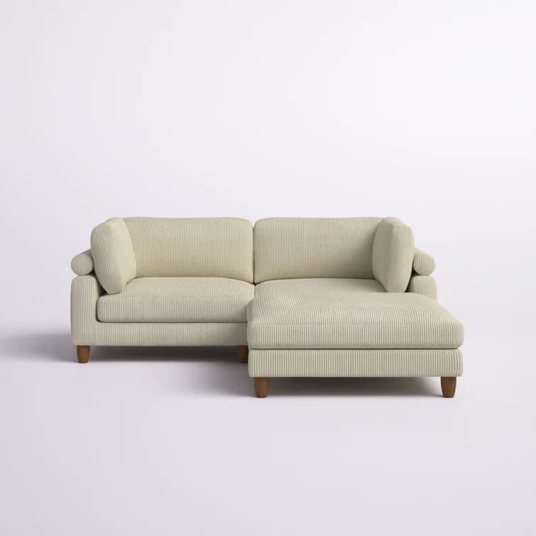 Balsulto 3 - Piece Corduroy Sectional