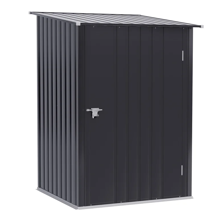 3 ft. 3 in. W x 3 ft. 4 in. D Galvanized Steel Lean-To Tool Shed