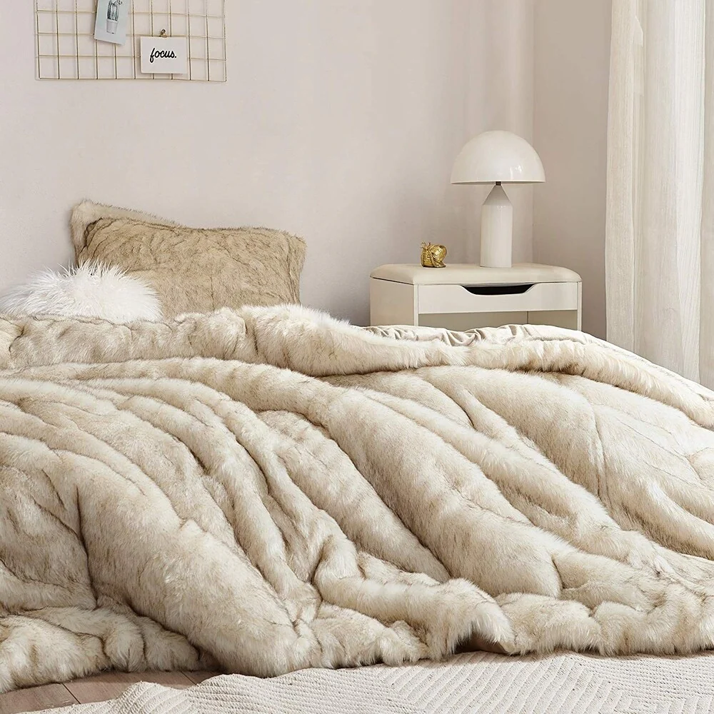 Coma Inducer Oversized Comforter Set - Spirit Bear - Tundra Beige