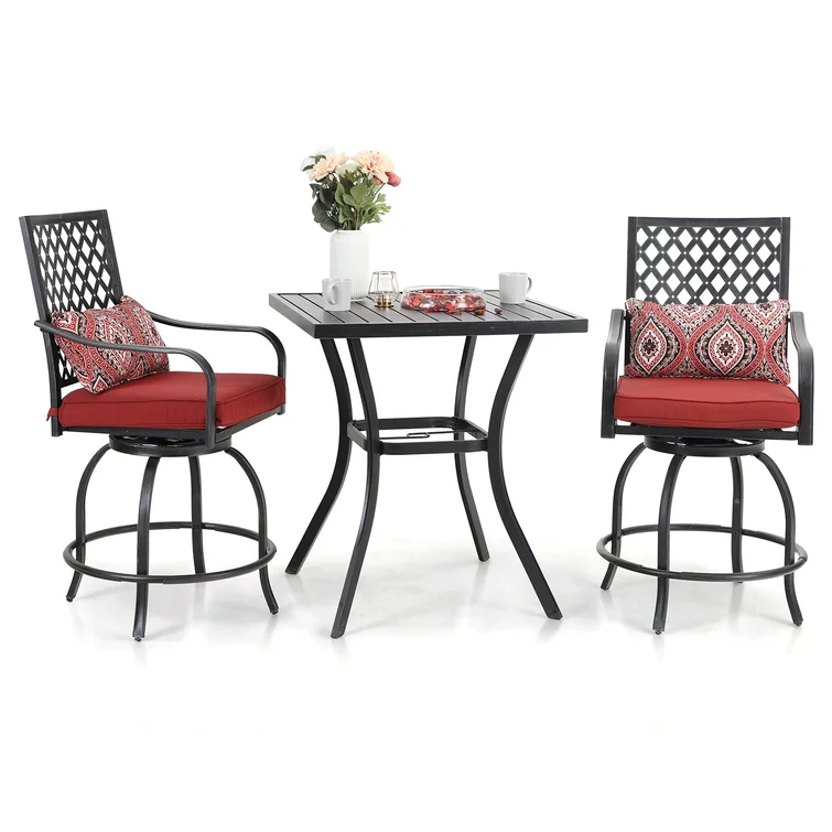Alyne 2 - Person Square Outdoor Dining Set with Cushions