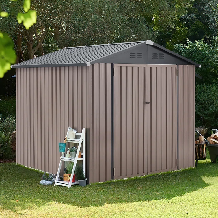 7 Ft. W X 7 Ft. D Metal Storage Shed