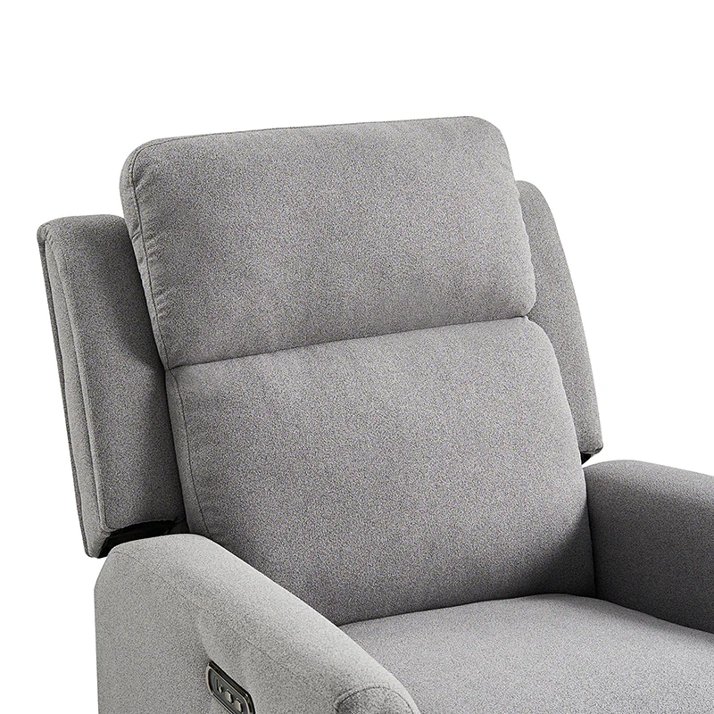 Alois Swivel And Rocker Power Recliner With USB,  Adjustable Headrest and One-Touch Reset