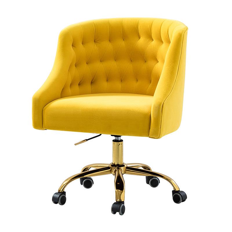 Penelope Velvet Tufted Office Chair