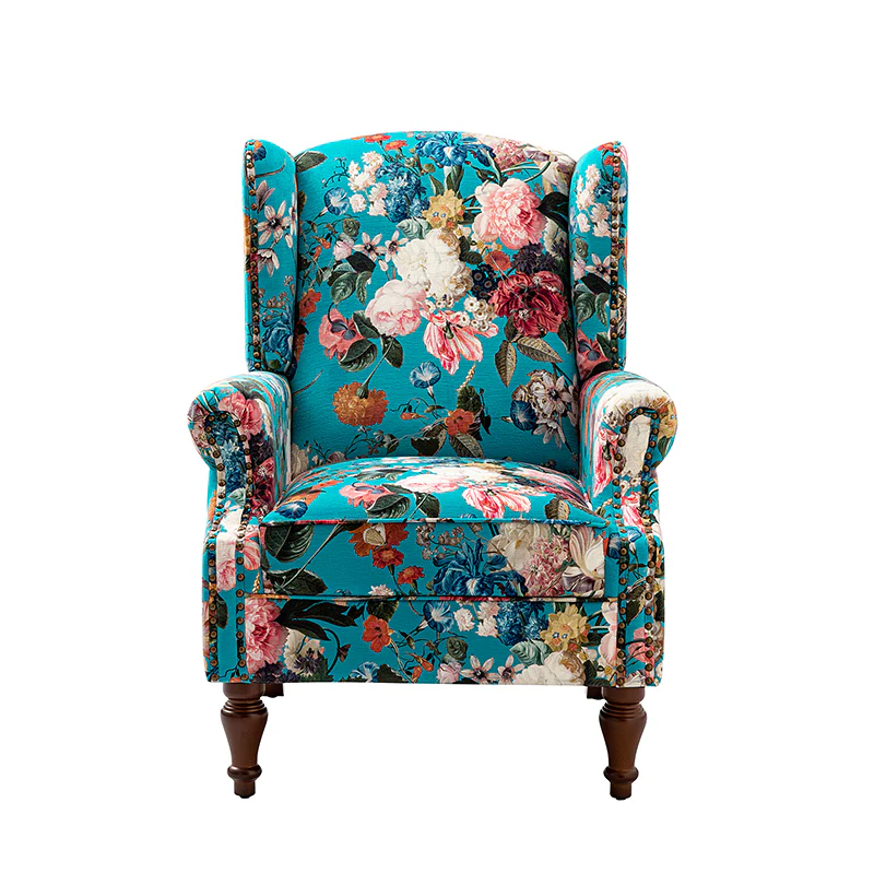 Felix Armchair with Spindle Legs