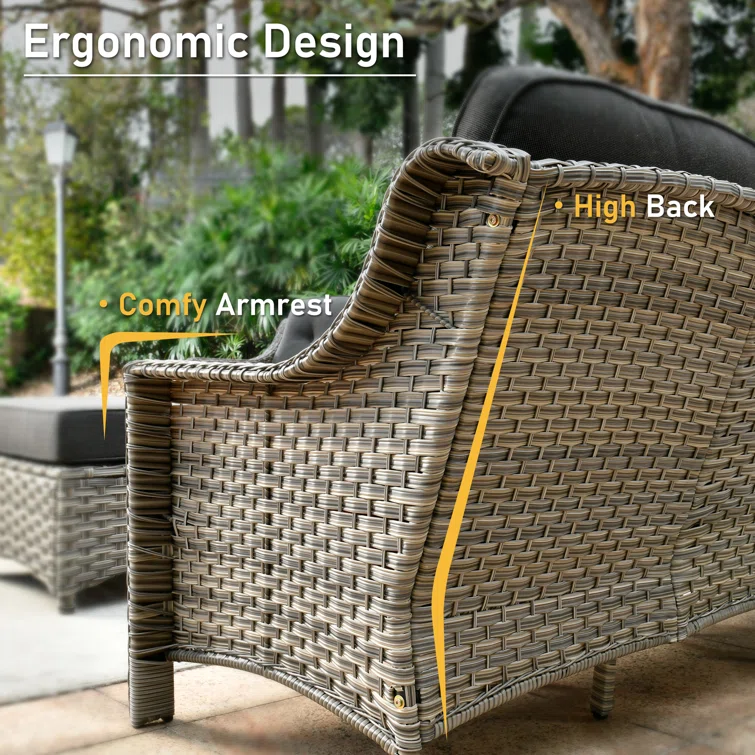 Daliya 5 - Person Outdoor Seating Group with Cushions