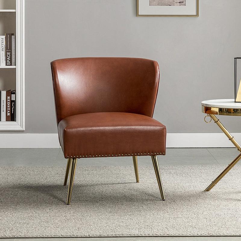 Angela Leather Side Chair