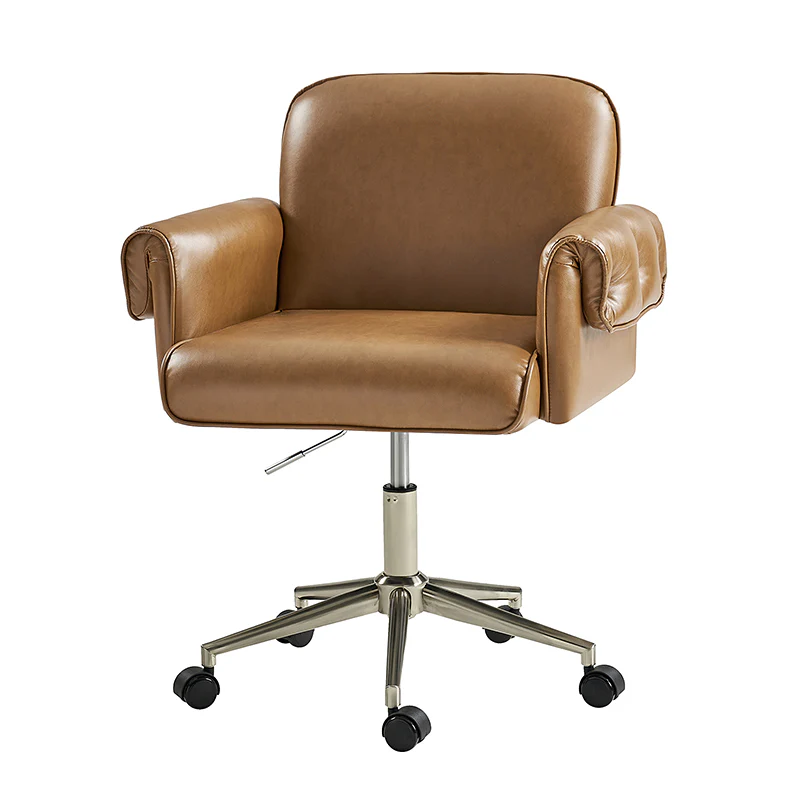 Ernst Modern Fabric Leather Swivel Task Chair