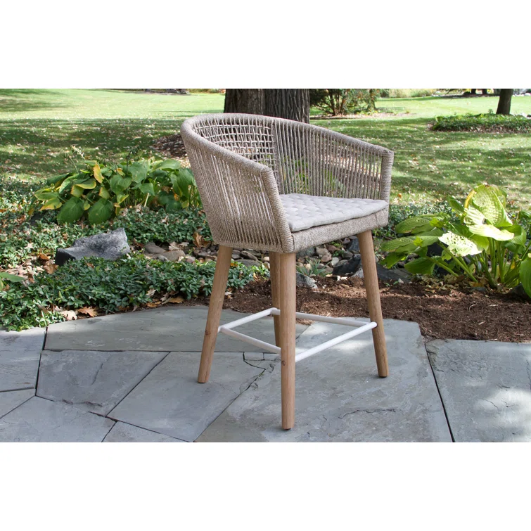 Boyd 6 - Person Rectangular Outdoor Dining Set with Cushions