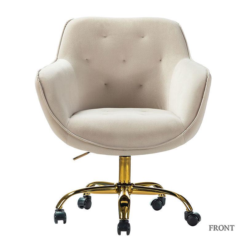 Jovida Velvet Tufted Office Chair