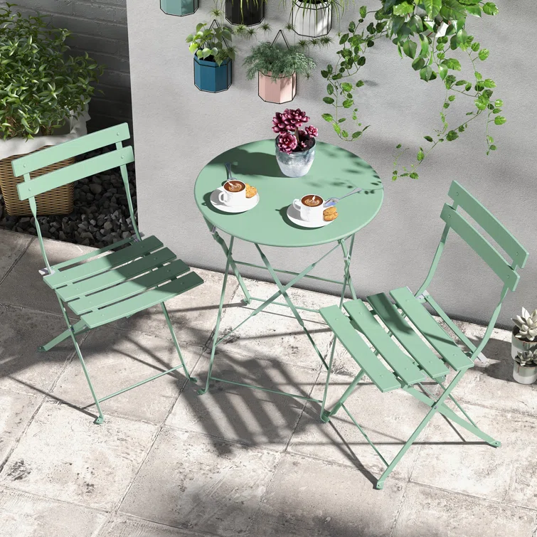 Shelah 2 - Person Round Outdoor Dining Set