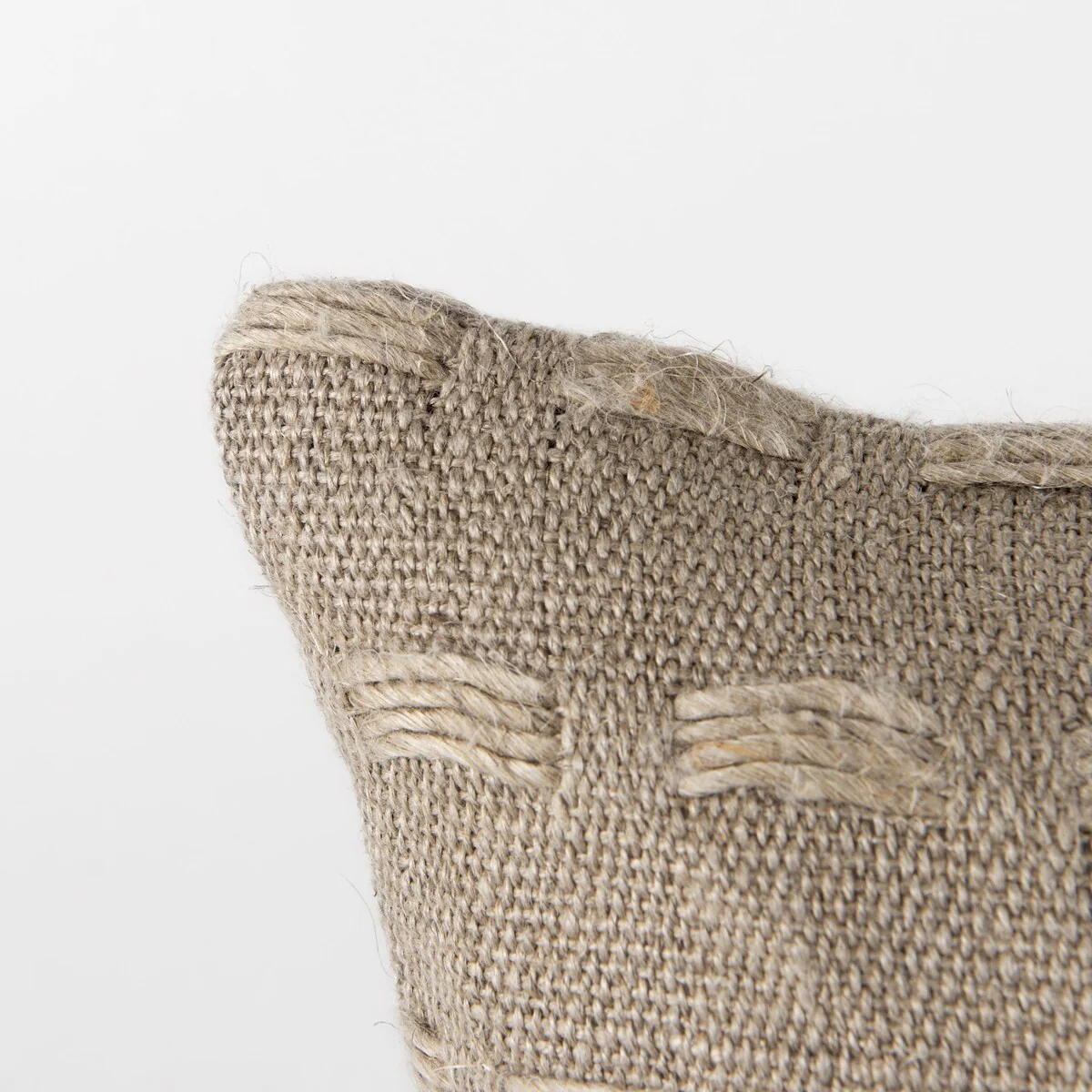 Sheena 21 x 13 Brown Woven Decorative Pillow Cover