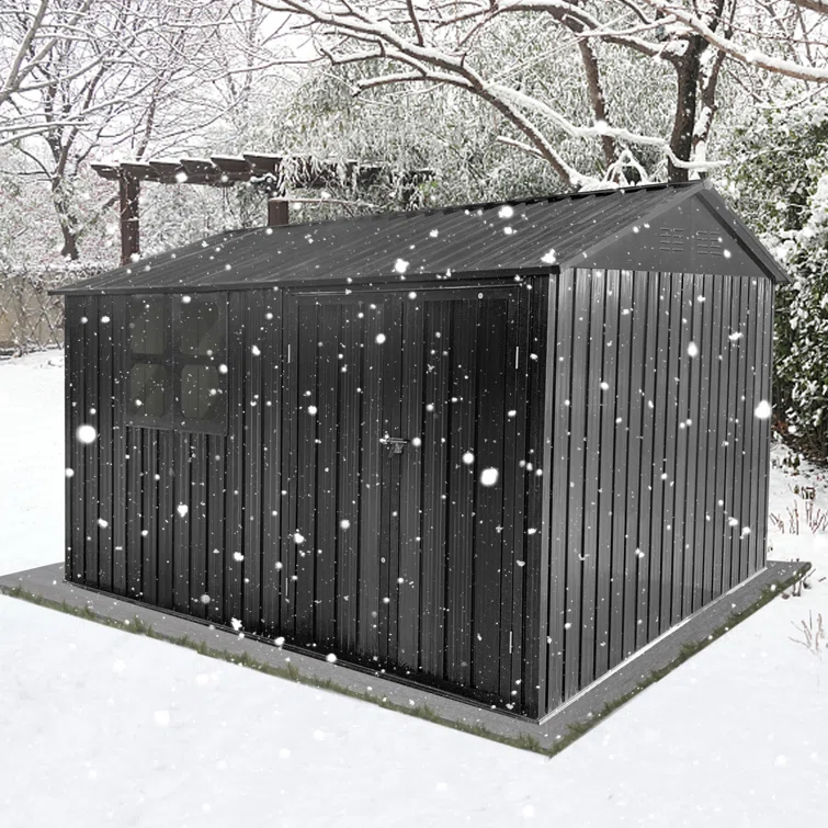 Burton 10 Ft. W X 8 Ft. D Metal Tool Shed