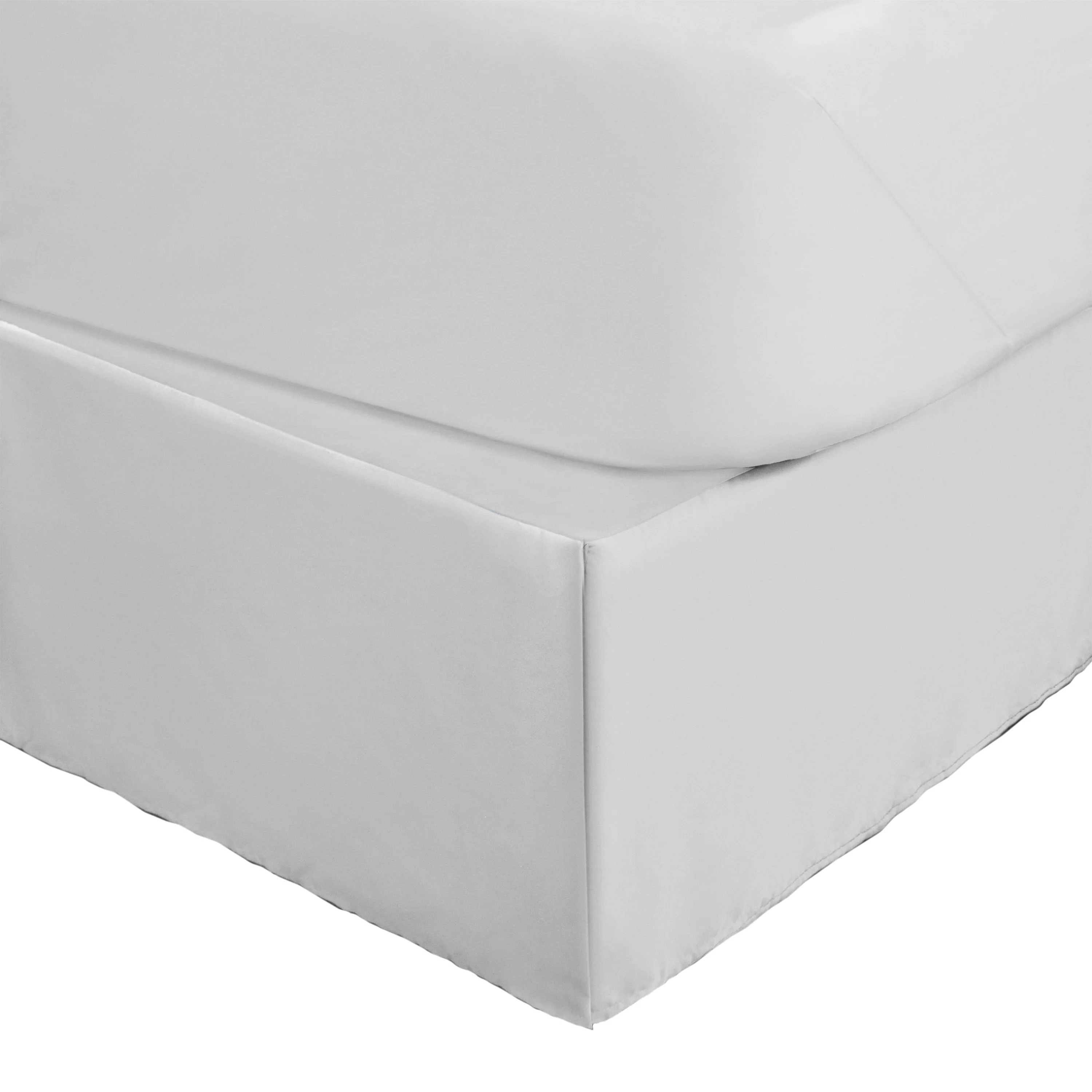 Martex 100% Microfiber Inverted Pleat Bed Skirt 15 Inch Hotel Quality