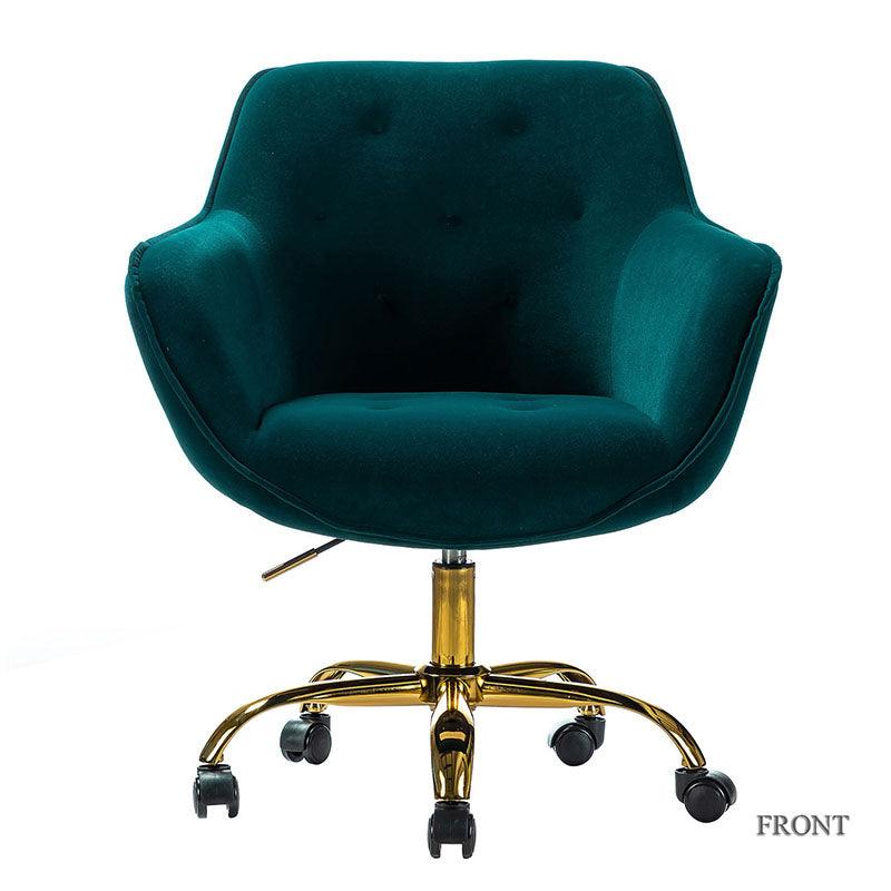 Jovida Velvet Tufted Office Chair