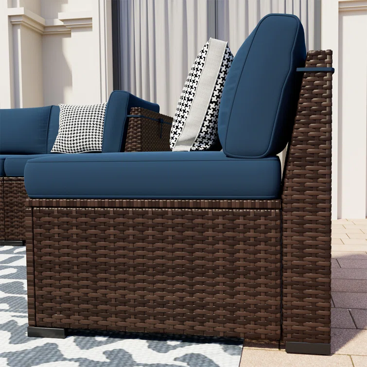 Modular Slanted Back Patio Furniture Sets & Sofa Cover