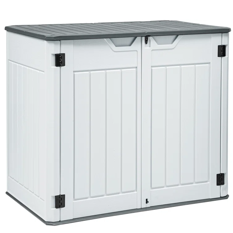 4.5 ft. W x 2.8 ft. D Resin Horizontal Storage Shed