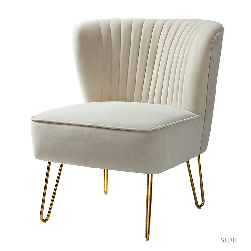Ainhoa Velvet Tufted Back Side Chair