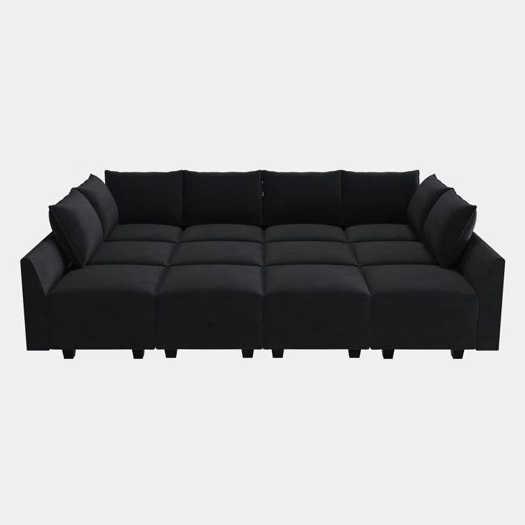 Kandle Upholstered Velvet Modular Sectional