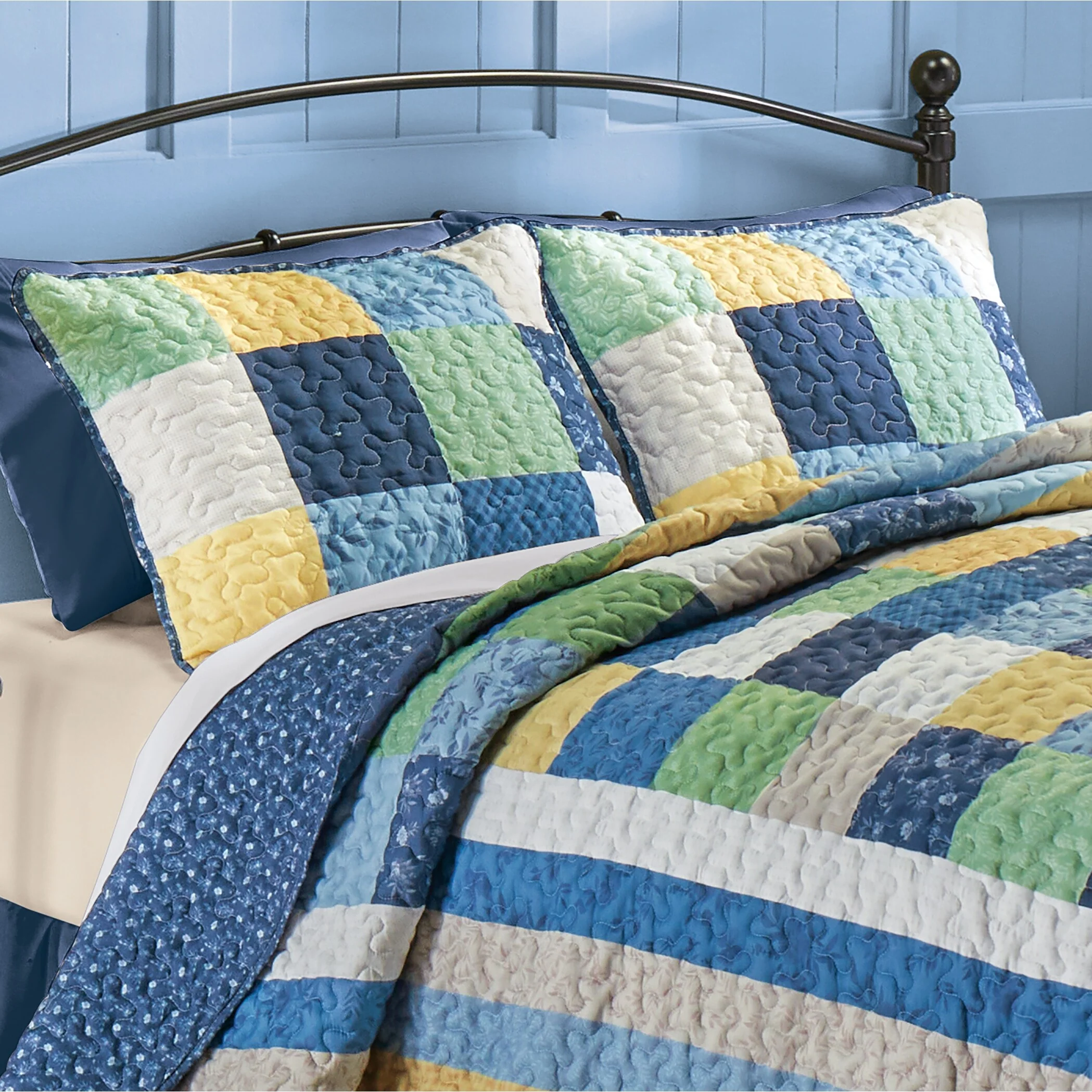 Adeline Patchwork Pillow Sham