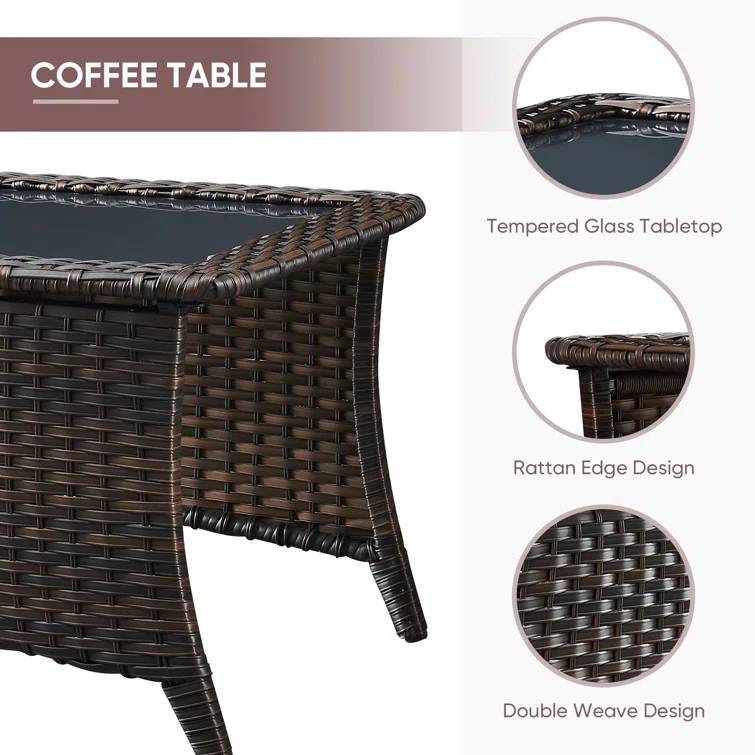 Avimael 5 - Person Outdoor Seating Group with Cushions