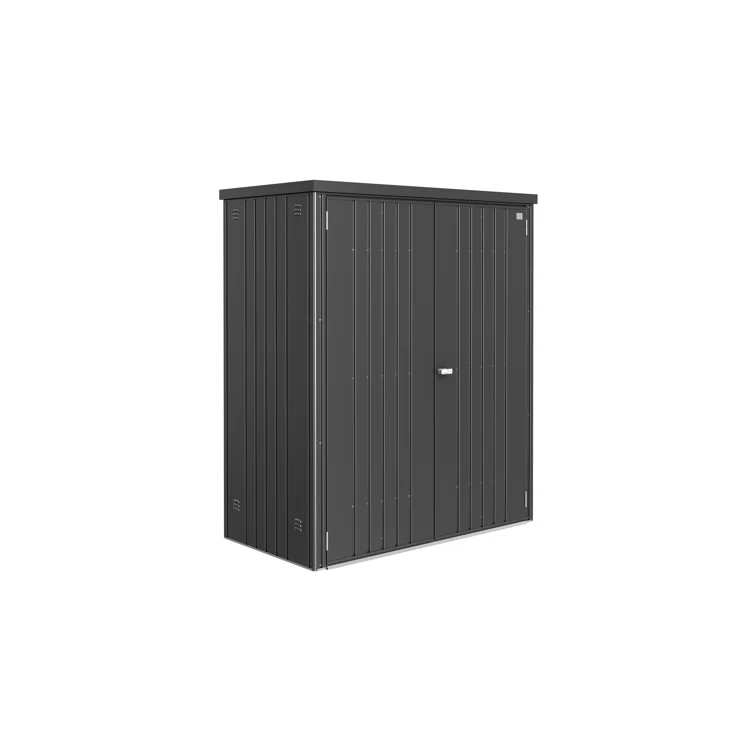 Equipment Locker 150 - 5' x 2.7' x 6' - Dark Gray with Floor Kit